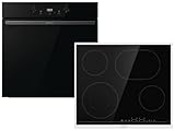 Gorenje Dark Pepper Set SCD - Backofen BOS6737E20FBG + Glaskeramikkochfeld ECT643BX autark
