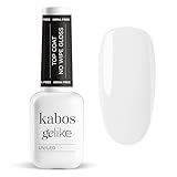 Kabos Gelike Hybrid Top Coat No Wipe Gloss 10ml | Überlack Hochglanz-Finish