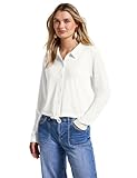 STREET ONE Damen A323542 Leinen-Look Jacke, Off White, 44