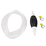 Sessleger Handpumpe, tragbar, für Kraftstoff, für Auto, Handpumpe, Siphon mit hohem Durchfluss mit Siphonschlauch 2 m
