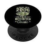 Schallplatte Geburtstag Best Of 2006 I'm A Certified Classic PopSockets Klebender PopGrip
