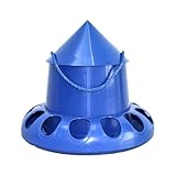 MotiveTech Futterspender für Hühner Und Sittiche mit 13 Löchern