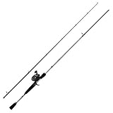 Abu Garcia Fast Attack Casting Ruten und Rollen Combo - 24T Carbon Rod, Stainless Steel Guides with Titanium Oxide Inserts, Fast Attack Baitcasting Rolle, Power Disk Drag System