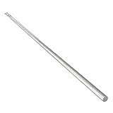 Flairdeco Schleuderstäbe / Gardinenstäbe ohne Griff, Plastik, Transparent, 75 cm, 2 Stück