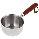 Alipis Küchenmaschinen Kleiner Milchtopf Spülmaschinenfester Kochtopf Induktion Induktionsherd Topf Mit Sieb Eiertopf Nudelbraten Braten Schmortopf Mit Deckel Wasserkocher Edelstahl