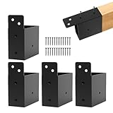 Halterungen für Pavillons | Set mit 4 Halterungen für Rob uste | Garten für Garage Haus Outdoor Schuppen Gewächshaus