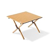 Kompakter Campingtisch, tragbarer faltbarer Picknick-Beistelltisch, ultraleichter Karbonstahl-Outdoor-Tisch mit Tragetasche für Grillen, Kochen, Festival, Strand und Outdoor-Aktivitäten
