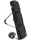 YOREPEK Snowboardtasche mit Rollen, Wasserdicht Snowboard Tasche mit 6 Tasche für Skischuhe, Erweiterbar 170 cm Faltbare Skitasche für 2 Paar Ski, Snowboard, Skiboard, Flugreisen Geeignet