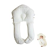 grJSKywPL Baby Kopfkissen Gegen Plattkopf,seitenstützkissen Für Babys,Ganzkörper-Stützkissen U-Form Hug Kissen Für Kopf，Verstellbare Kopfstütze Für Kopf, Nacken, Beine Und Den Ganzen Körper-A