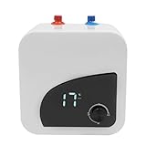Wandmontierter Tank-Warmwasserbereiter Elektrischer Warmwasserbereiter für Küchen Bäder Restaurants Hotels Weiß 28.8 * 26.5 * 28.8cm 1500W