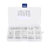 KANGQL Mini-Schrauben, 240 Stück, praktisches Set mit Innensechskantschrauben, Innensechskantschrauben, Schraubenset, Nternantriebe, Cup-Point