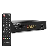 STRONG | Digitaler HD-Kabelreceiver SRT 3030 | TV Receiver für Kabelfernsehen | Dolby Audio | DVB-C mit HDMI-, Scart- und USB-Anschluss | Energiesparfunktion | Benutzerfreundliches Menü | schwarz