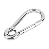 4 Stück Karabinerhaken, Karabiner Karabinerhaken Karabiner Set Karabiner Haken Tragbarer Karabinerhaken Karabiner Mit Feder Karabinerhaken Aus Verzinktem Eisen
