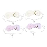 5 Sätze Eiskristallbrille Wiederverwendbare Augenmasken Kühlendes Auge Schlafkühlmasken Kühlende Augenpads Kaltes Auge Kalte Augenpads Eis-augentöne Eiskristalle 4 Stück * 5 FRCOLOR