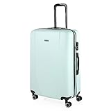 ITACA - Koffer XL, Hartschalenkoffer, Reisekoffer Groß leicht und robust mit Zahlenschloss - Trolley Reisegepäck ., Minzgrün