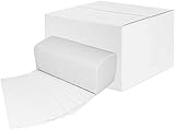 Papierhandtücher V-Falz/ZZ-Falz 24 × 21 cm – 2-lagig, extra saugstark & reißfest – 4000 Blatt – ideal für Gastronomie, Büro & Waschräume