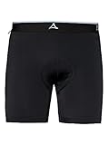 Schöffel Herren Skin Pants 2h M, atmungsaktive Radhose mit Polster und 4-Wege-Stretch, Fahrrad Unterhosen mit bakteriostatischer Silbernitrat-Behandlung, black, 48