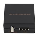 Tissting HDMI EDID Manager Emulator, 4K CEC Unterstützung, EDID Feeader mit 16 Modi, 10M HDMI Ausgangslänge, 26AWG Kabel, Für Heimkino und Professionelle AV-Systeme