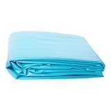 poolomio Poolfolie blau für Stahlwandpool rund 360 x 120 cm | Poolinnenfolie Aufstellpool Winterfest und UV-beständig | Ersatzfolie für Gartenpool | Pool Innenhülle 0,4 mm Stärke