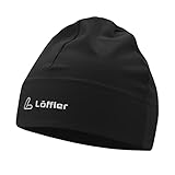 LÖFFLER Unisex Mono Hat Bandana, Schwarz, Einheitsgröße EU