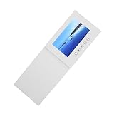 Video -Grußkarte 720p HD Video -Wiedergabe 128m Speicher Video Broschüre mit LCD -Bildschirm für Feierlichkeiten und Marketing - Hochzeitsalben (10 Zoll)