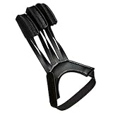 KXAOXGRC Bogenschießen Schutzhandschuh, 3-Finger-Handschuhe, Schutzausrüstung, Anti-Biegen, for Erwachsene, Anfänger(Black)