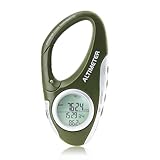AMTAST Barometer Höhenmesser Thermometer Wettervorhersage Monitor zum Klettern Camping Outdoor Sport, Multifunktion mit Hintergrundbeleuchtung