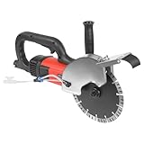 Kreissäge, 2700W 7000RPM Betonsäge mit Sägeblatt und Wasserabsaugpumpe, Einstellbarer Winkel 0-180°, für Stahlstangen, Stein, Granit, Ziegelmauern