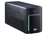 APC Back UPS BX – BX1200MI-GR - unterbrechungsfreie Stromversorgung 1200 VA mit Schuko Ausgängen, Batteriesicherung & Überspannungsschutz, Backup-Batterie mit AVR, Datensicherungsfunktion