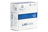 Danicom CAT6A U/UTP 100m Flexibel - PVC (Fca), POE, Ethernet, LAN, Patchkabel, Datenkabel, RJ45 - für Serverschränke, Switches, Router, Modems!