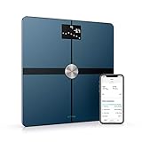 Withings Body+ - Smart-Waage mit BMI, Muskelmasse, Wasseranteil, digitale Körperfettwaage, App-Sync via Bluetooth oder WLAN, Schwarz (Generalüberholt)