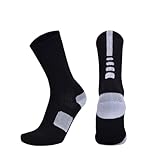BOGAZY Socken 2 Paar Warme Winter-Wanderstiefelsocken, Weiche Und Bequeme Thermosocken LäSsige Socken(Black,L40-44)