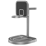 3-in-1 magnetische Ladegerät-Halterung, Basketball-Ladegerät für Apple 15, für iPhone 16, Uhrenständer, Telefon, 14 Uhrenstationen, 1 Uhrengeräte, 1 Ladestation, 1 Laden, 3 Uhr, 3 Geräte, Ladegeräte