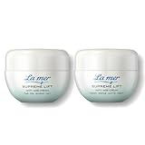 La mer Supreme Lift Anti Age Tages- & Nachtcreme Set – Straffende Anti-Age Pflege ohne Parfum – Mit Bakuchiol, Meeresschlick- & Algenextrakt – Für reife & empfindliche Haut, vegan