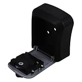 JOINPAYA Schlüsseltresor mit Zahlenschloss Wandschlüsseltresor aus Robustem ABS Tragbarer Hausschlüsseltresor für Ersatzschlüssel Grau Wandmontierbar