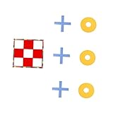 JOINPAYA 1 Satz Eile Zurück DREI Spielzeuge Zehenspiel Tragbarer Zehenbereich Schachbrettspiel Umweltfreundliches Inkjet-Tuch