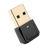HOMSFOU Kabelloser USB Adapter für Dongle mit Metern für Laptop Desktop Headsets Lautsprecher Professionelle Verarbeitung