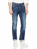 camel active Herren Regular Fit 5-Pocket Jeans aus Baumwolle Blau, menswear-38/32