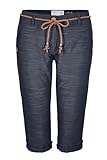 G.I.G.A. DX Damen Caprihose/Shorts mit Gürtel GS 93 WMN PNTS, dunkelnavy, 44, 41498-000