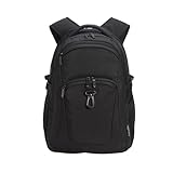 Amazon Basics Travel Laptop Backpack for 15.6 inch Laptop, Black