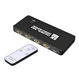 8K@60Hz HDTV 2.1 Switcher 3 Port 4K@120Hz 3 Port HDTV Switcher Selector HDTV Switcher mit Fernbedienung für Projektoren