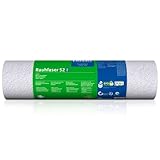 Erfurt Rauhfaser Tapete 52 PRO Weiß Rauhfasertapete klassische Strukturtapete überstreichbar 1 Rolle 33,5 x 0,53m