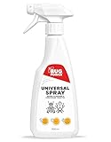 BugPower Universal Spray gegen Fliegende und kriechende Insekten 500ml - Sofort- und Langzeitwirkung - Ungezieferspray mit Knock-down-Effekt - gegen Moskitos, Schaben & mehr