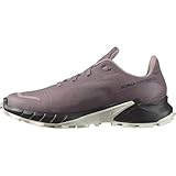 Salomon Alphacross 5 Gore-Tex wasserdichte Damen Trail-Laufschuhe, Outdoor-bereit, Wasser- und Wetterschutz, Anhaltender Komfort, Moonscape, 38 2/3