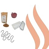 Jaeger Räuchereiprodukte | Räucher-Set Meisterpökler – Komplettset zum Schinken pökeln & räuchern – inkl. Salzfix Box, Schinkennetz, Fleischhaken, Räuchermehl & Pökelmischung – Made in Germany