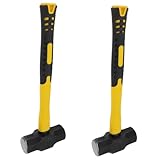 FOYTOKI 2stücke Multifunktionshammer Aus Kohlenstoffstahl Kleiner Hammer Zum Aufhängen Von Bildern Schwerer Wandabbruchhammer Trockenbauhammer Betonbrecher Mit Ergonomischem Griff Für