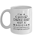 Kaffeebecher Ich Bin Chorleiter Für Kirchenchöre, Musikdirektoren, Professioneller Bandleader, Chorleiter Und Mitglied Eines Musikvereins. Keramik-Tasse Bürotasse Kaffeetasse Für 330ML