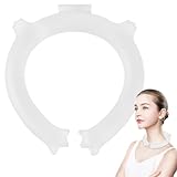 Duroecsain Eisring für den Hals – Wiederverwendbarer Sport-Kühlschlauch für den Hals | Kühlmanschette mit Sonnenschutz für Golf Kinder Outdoor Strand Wandern Erwachsene, weiß, Consulte la descripción