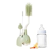 Babyflaschen Bürstenset, Reinigungsset Mit Langem Griff Für Becher, Rotierendes Multifunktions-Set Für Reise Camping Küche Haushalt