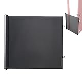 Treppenschutzgitter Türschutzgitter Kinder Ohne Bohren – Sicherheitsgitter Für Babys, Hundebarriere Ohne Bohren, Für Treppen, Türen, Flure, Mit 2 Positionierern Und 2 Haken, 130 X 78 Cm/110 X 78 cm